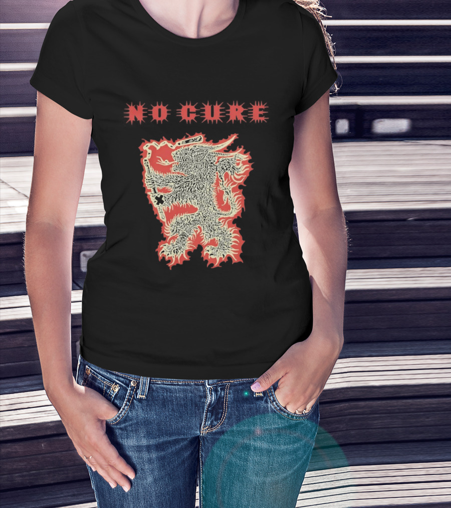 No Cure Band Furry Dragon Monster T-Shirt