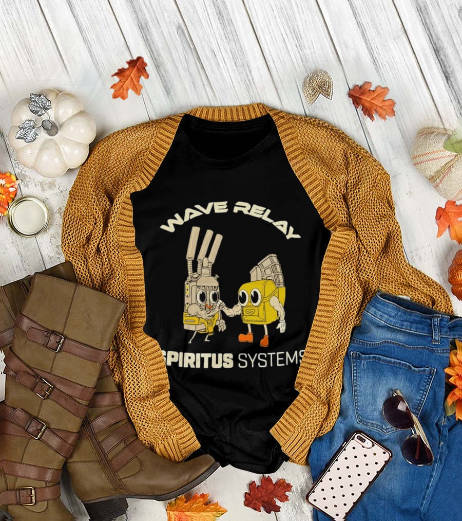 Wave Relay Spiritus Systems Cartoon Characters T-Shirt