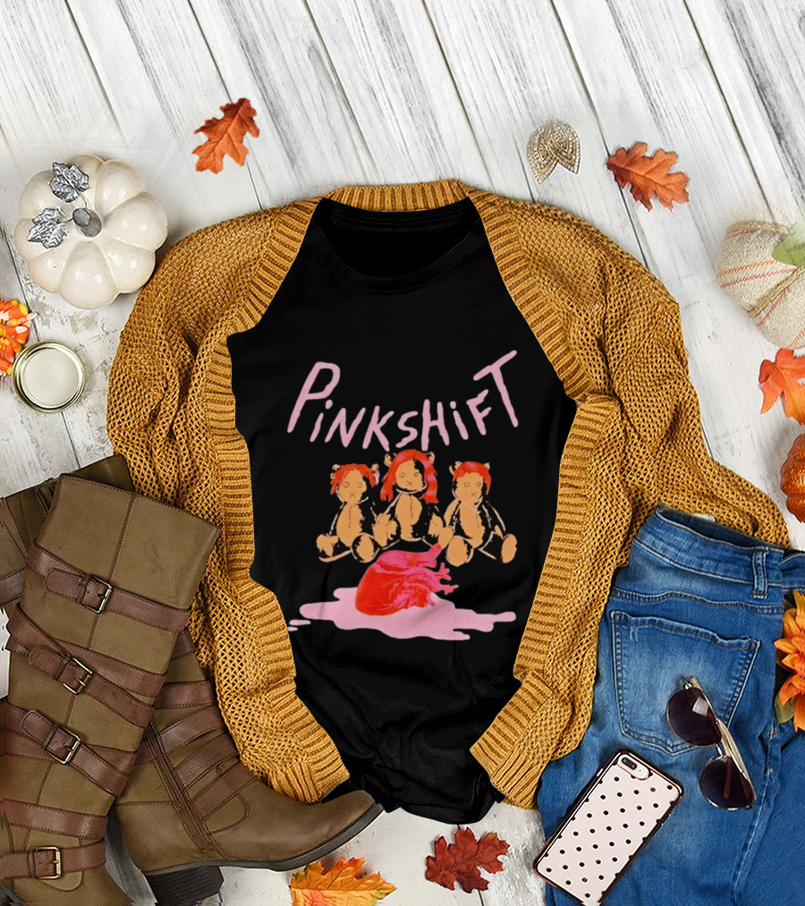 Pinkshift Bears with Heart and Splash T-Shirt