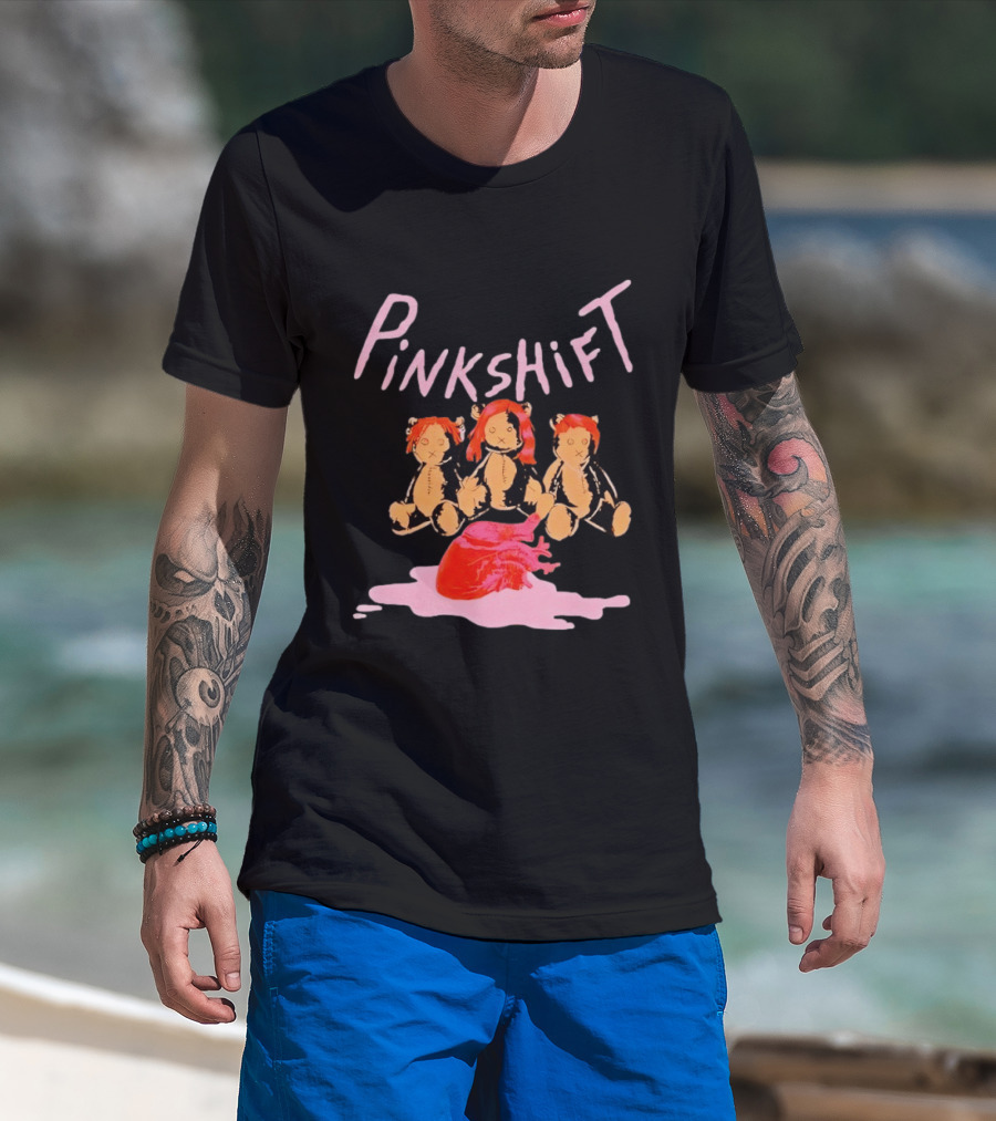 Pinkshift Bears With Heart And Splash T-Shirt