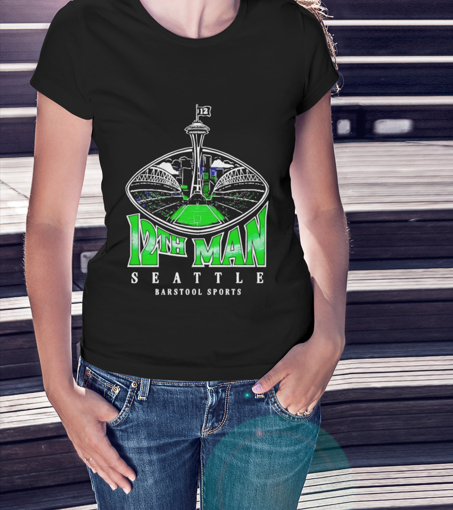 Seattle 12th Man Barstool Sports T-Shirt