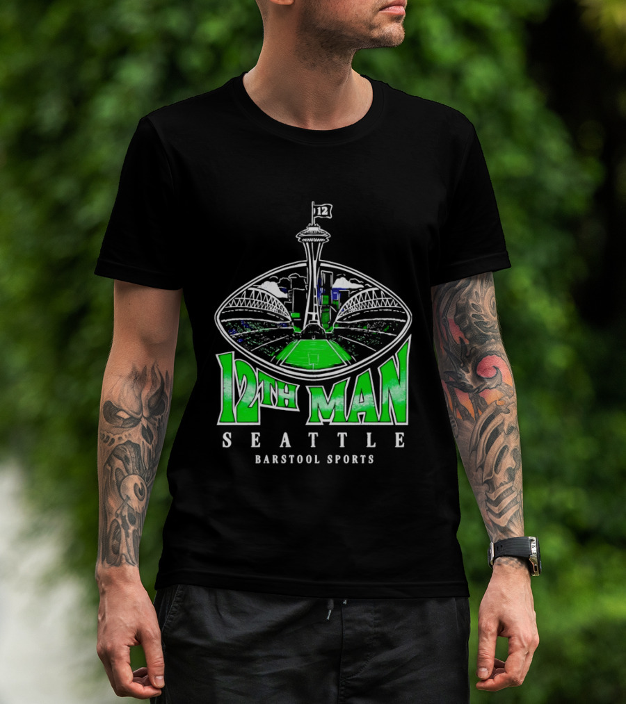 Seattle 12th Man Barstool Sports T-Shirt