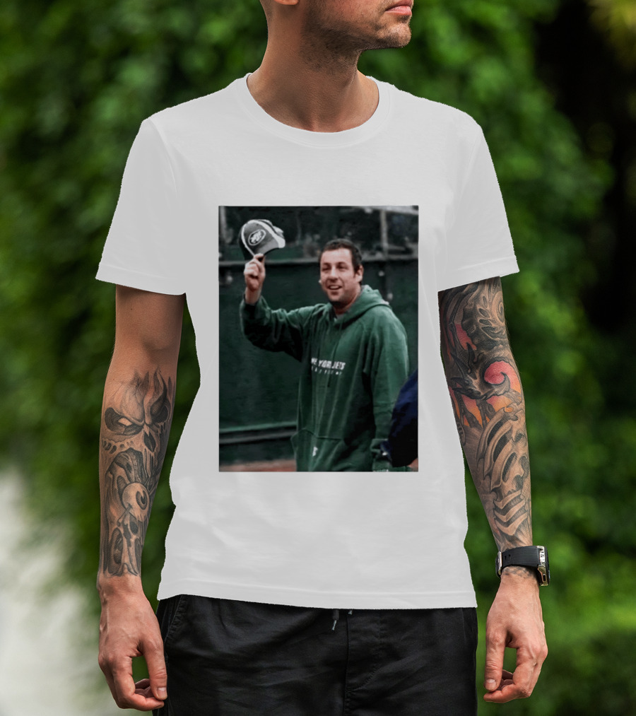 Adam Sandler New York Jets Fan Football T-Shirt