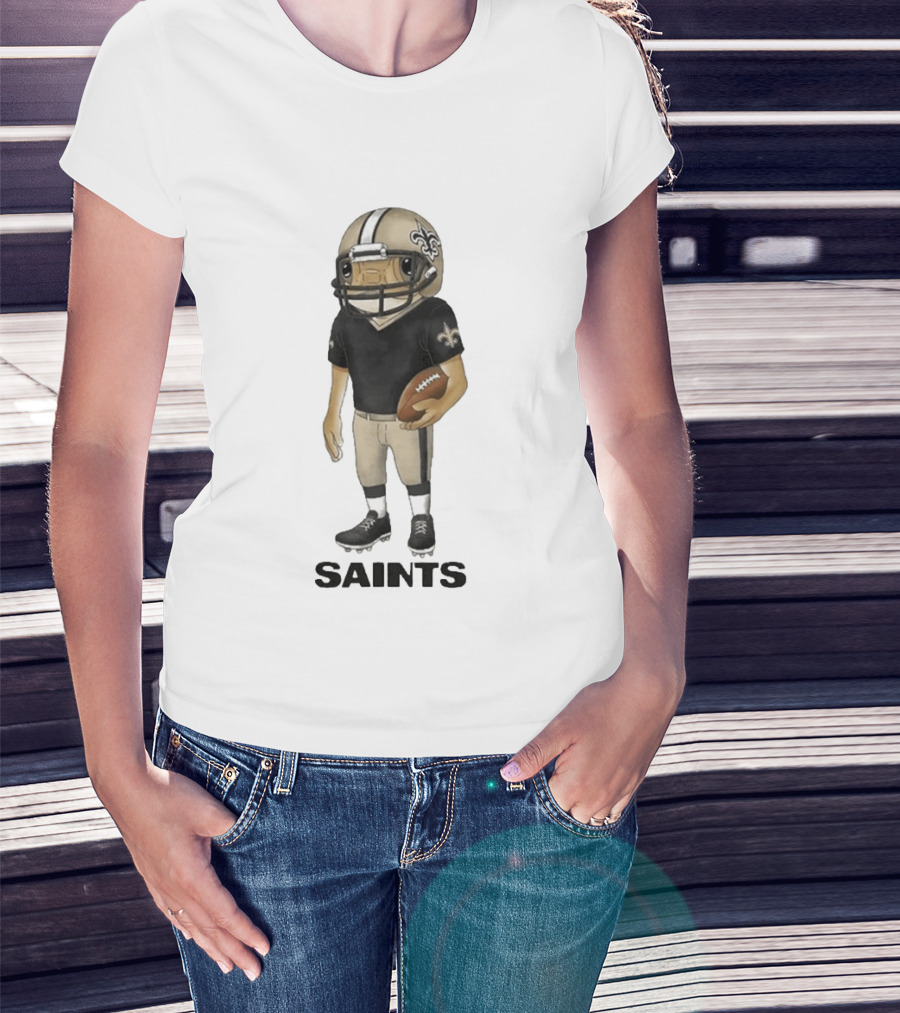 Bad Bunny New Orleans Saints Football Helmet Player T-Shirt