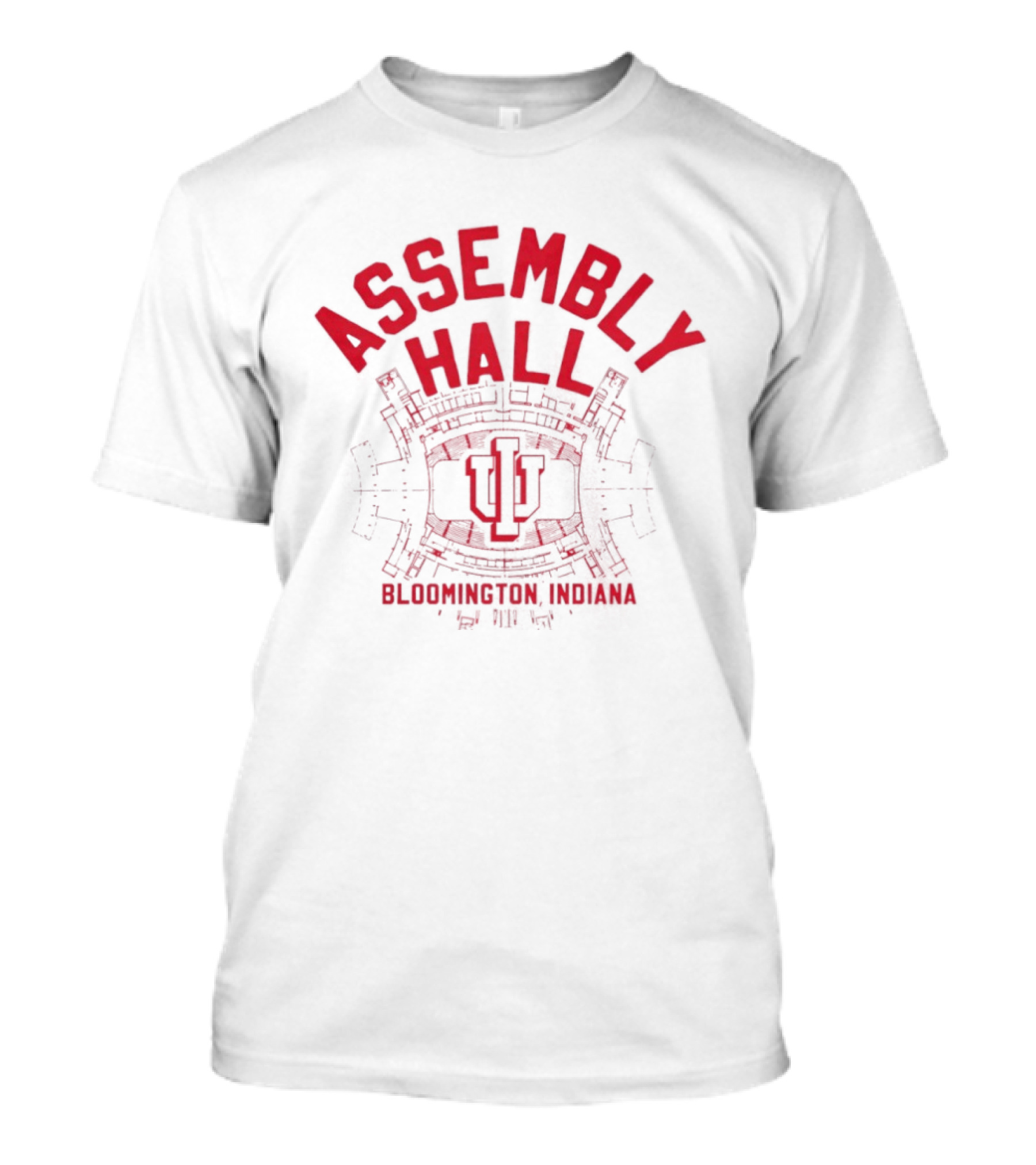 Assembly Hall Bloomington Indiana IU Basketball Icon Indiana Hoosiers T-Shirt