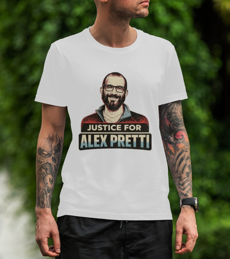 Justice For Alex Pretti Abolish ICE T-Shirt