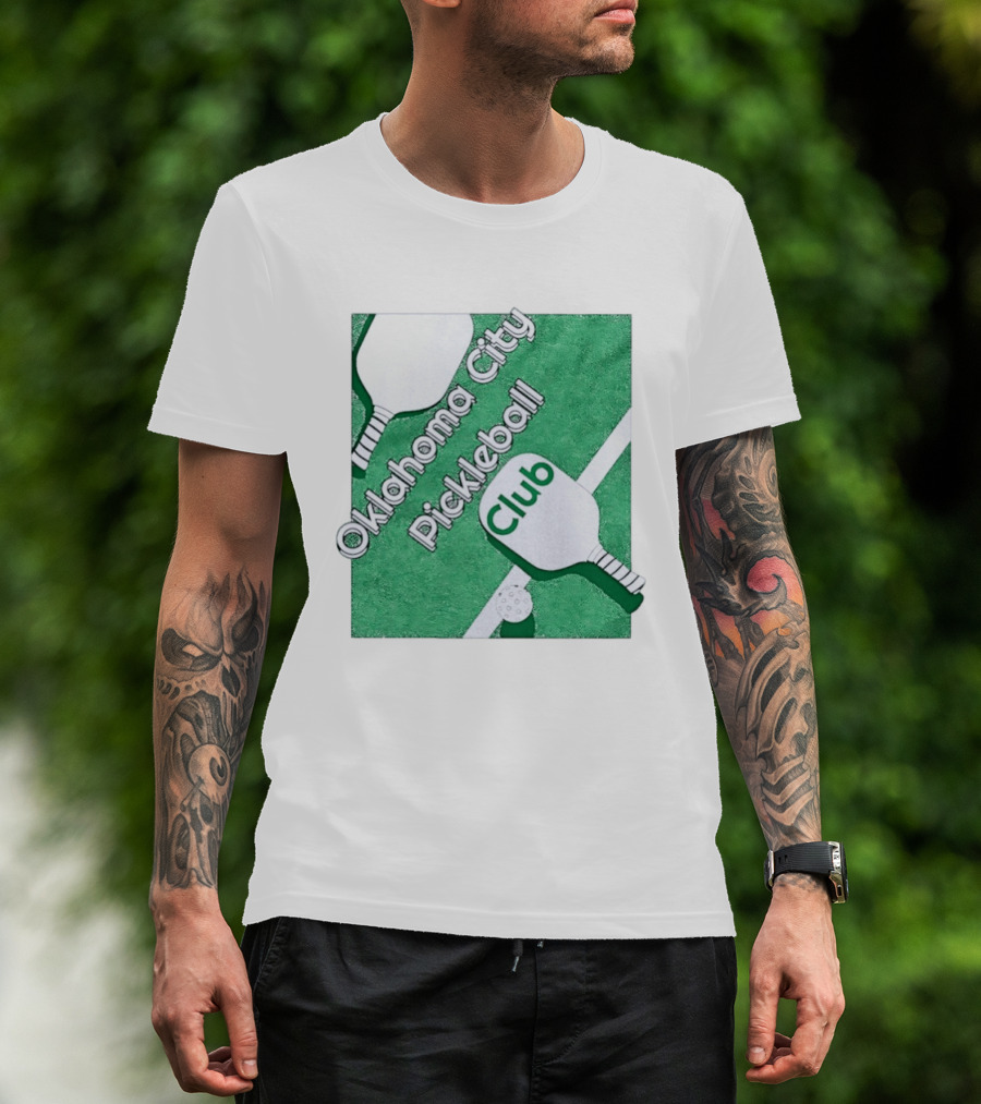Oklahoma City Pickleball Club Paddle Court 2026 T-Shirt