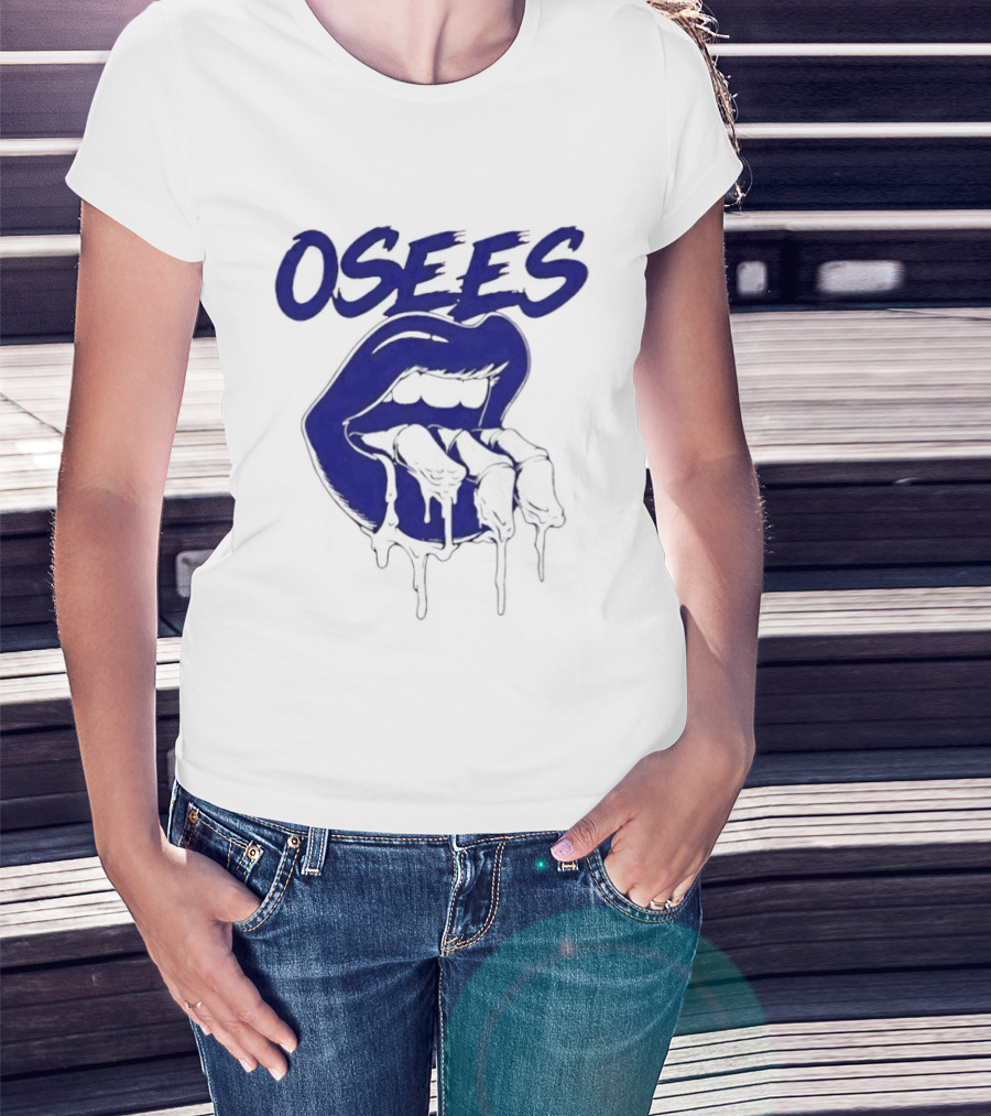 Osees Mouth With Dripping Blue Fingers T-Shirt
