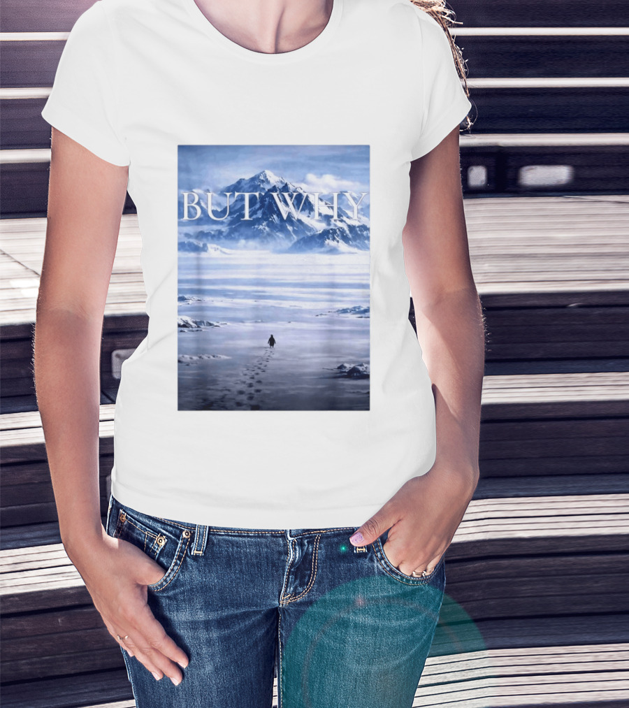 But Why Penguin Mountains T-Shirt