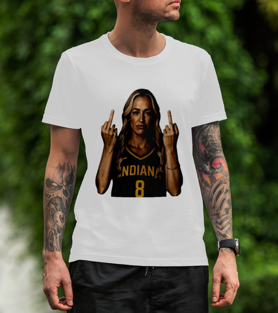 INDIANA 8 Flipping The Bird T-Shirt