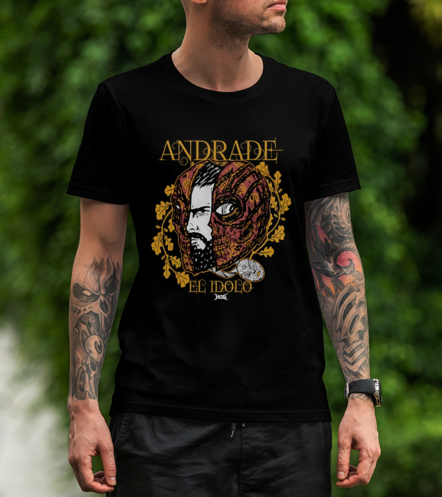 Andrade El Idolo WWE Mask T-Shirt