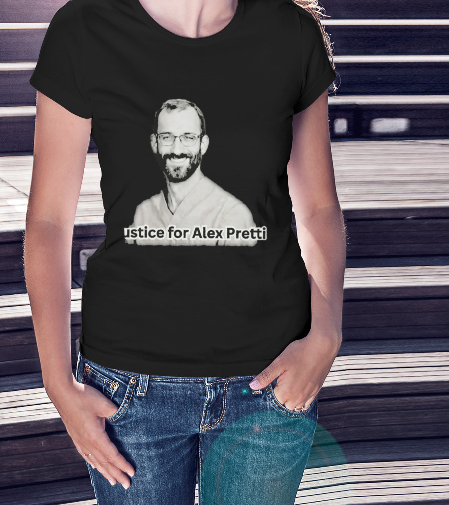 Justice For Alex Pretti Memorial T-Shirt