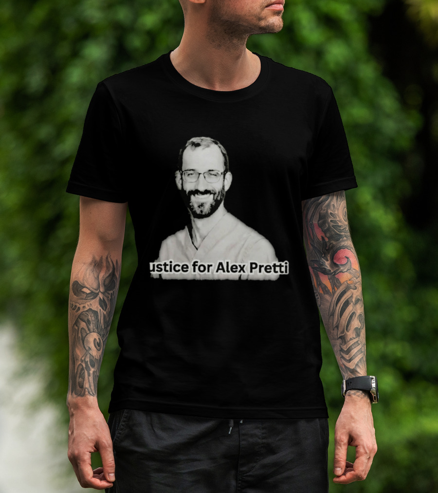 Justice For Alex Pretti Memorial T-Shirt