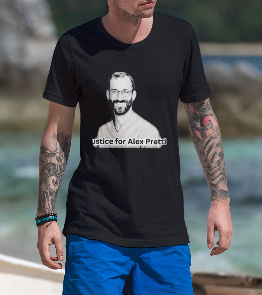 Justice For Alex Pretti Memorial T-Shirt