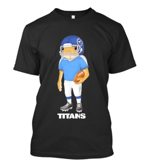 Bad Bunny X Tennessee Titans Football Player Character Collaboration T-Shirt