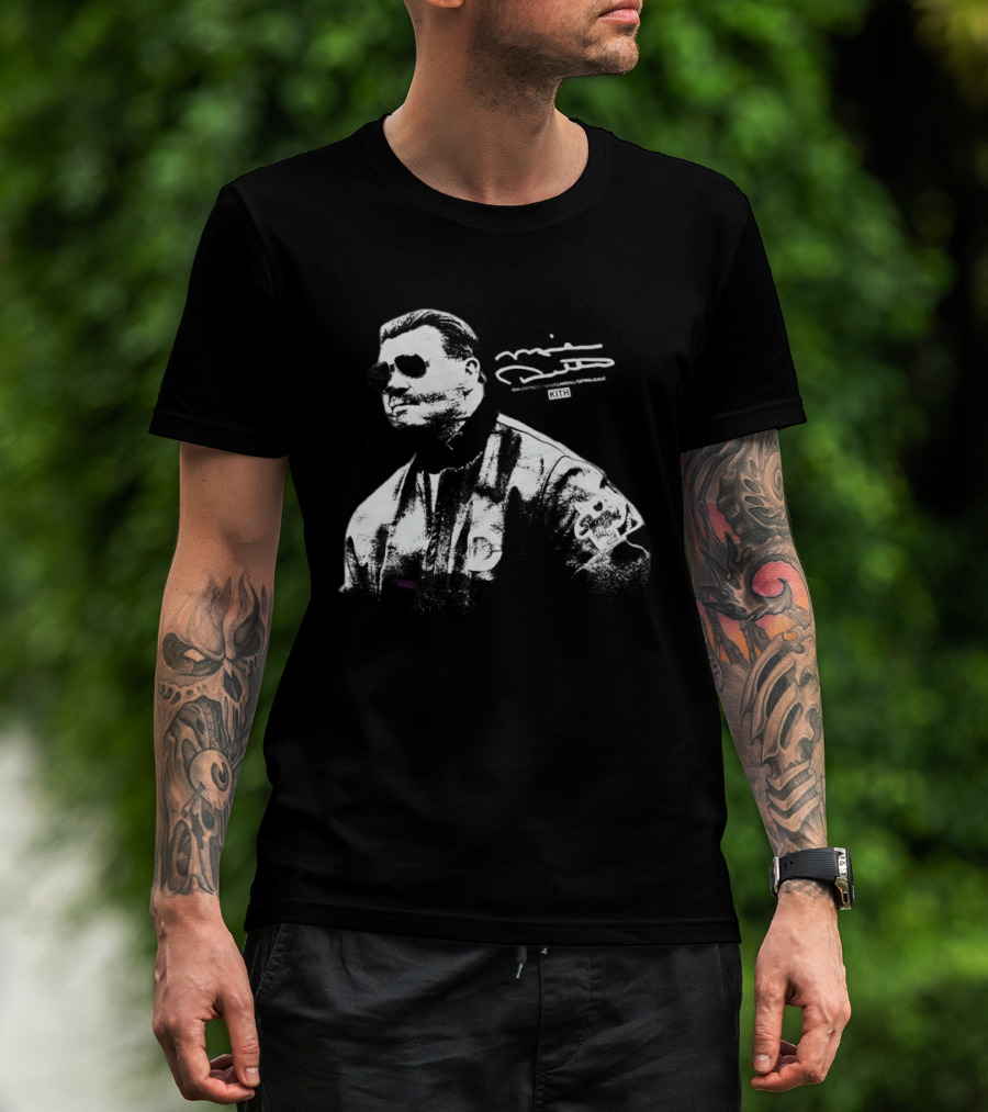 Mike Ditka Chicago Bears GSH Jacket And Sunglasses T-Shirt