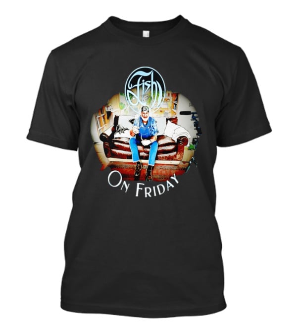 Fish Derek William Dick On Friday Sofa Scene T-Shirt