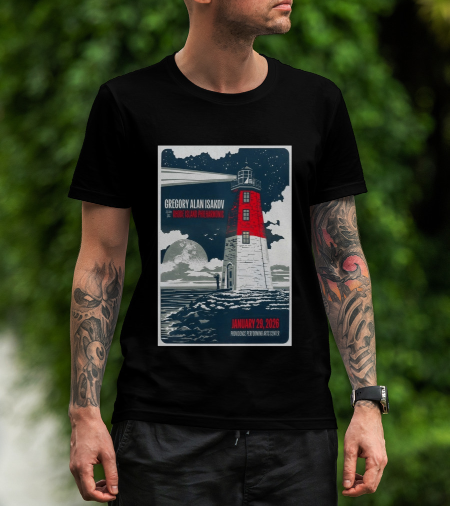 Gregory Alan Isakov Rhode Island Philharmonic Providence Performing Arts Center January 29 2026 T-Shirt