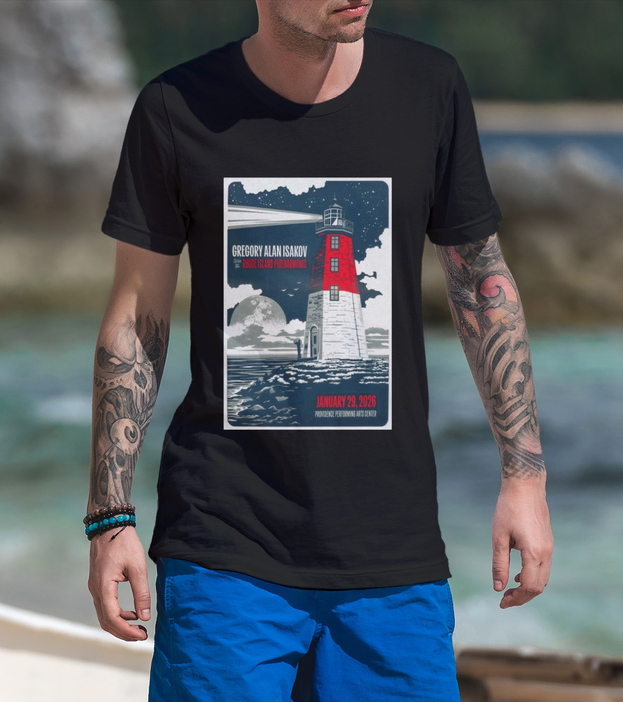 Gregory Alan Isakov Rhode Island Philharmonic Providence Performing Arts Center January 29 2026 T-Shirt
