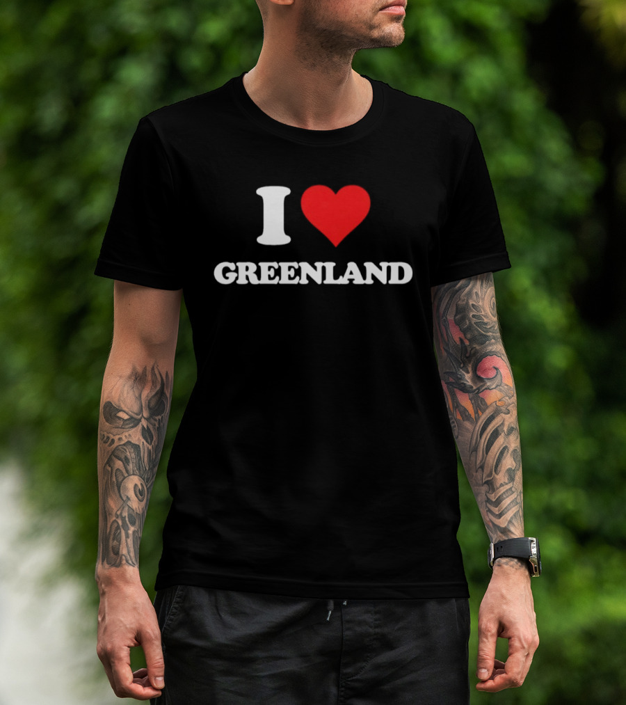 I Heart Greenland Gift Idea T-Shirt