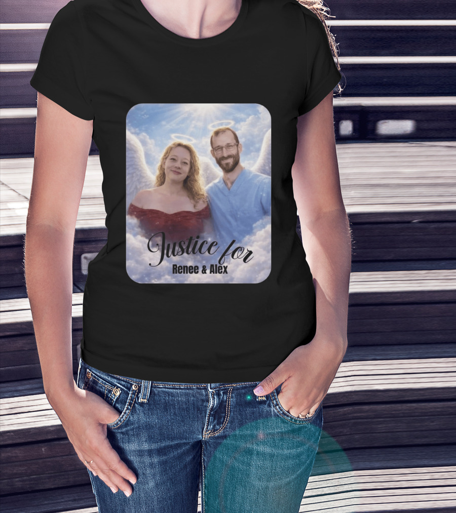 Justice For Renee And Alex Angel Wings Memorial T-Shirt