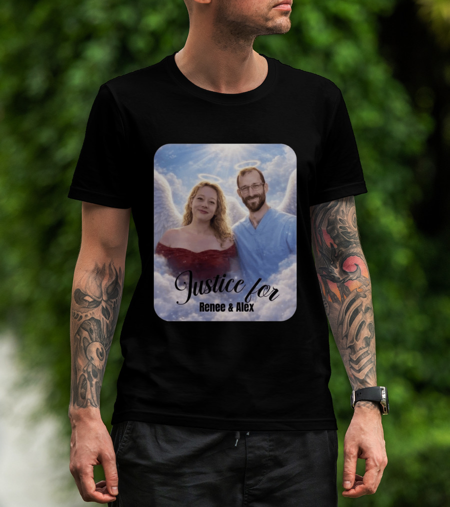 Justice For Renee And Alex Angel Wings Memorial T-Shirt
