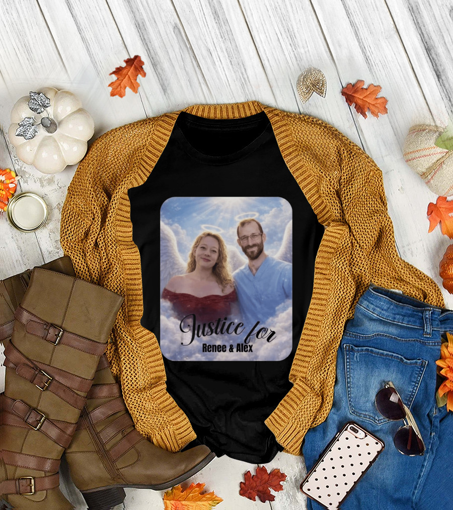 Justice for Renee and Alex Angel Wings Memorial T-Shirt