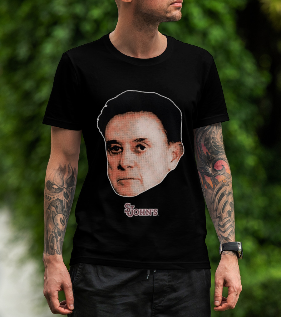 Rick Pitino Big Head St John's Red Storm T-Shirt