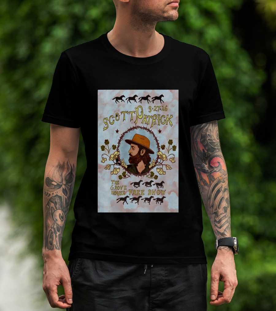 Scott Patrick The Grove House Free Show Mariposa CA March 27 2026 T-Shirt