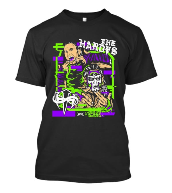 The Hardys Matt Jeff Hardy Caricature T-Shirt