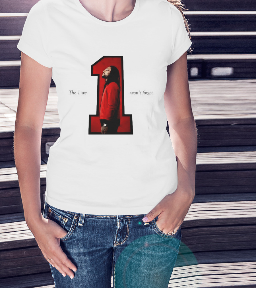 Derrick Rose The 1 We Won't Forget Iconic Red Jacket Legend T-Shirt