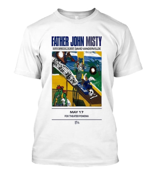 Father John Misty Fox Theater Pomona May 17 2026 Surreal Musical Journey T-Shirt