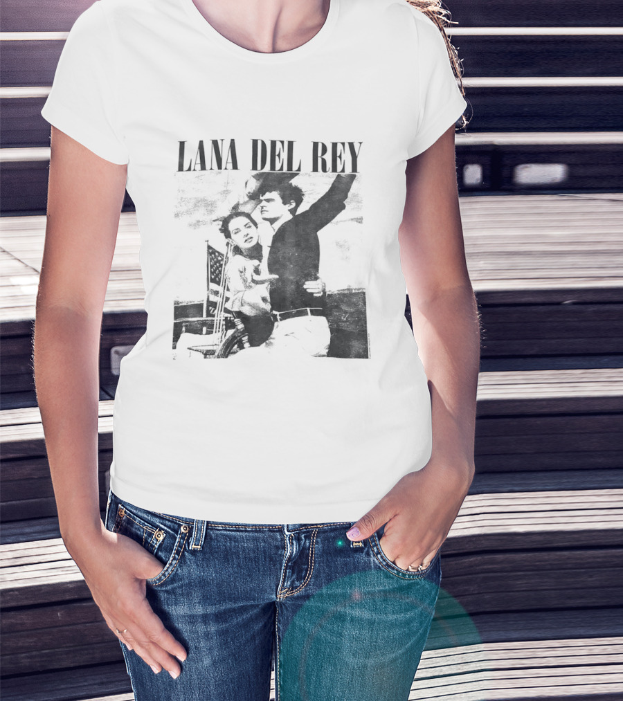 Lana Del Rey Vintage Music Photo T-Shirt