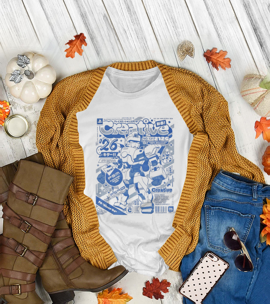 PlayStation Creative Mecha Comic PSM Since 94 Volume 26 T-Shirt