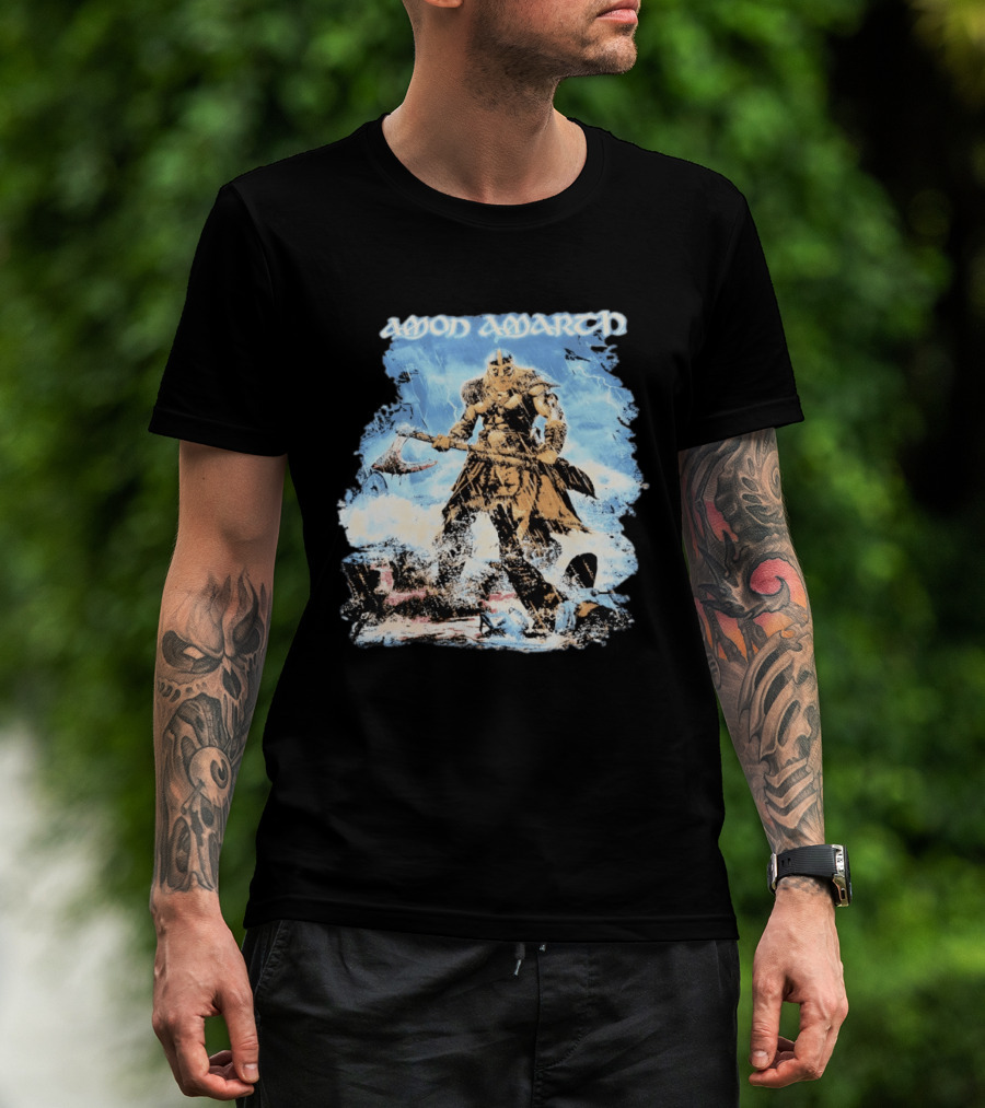 Amon Amarth Jomsviking Warrior With Axe T-Shirt