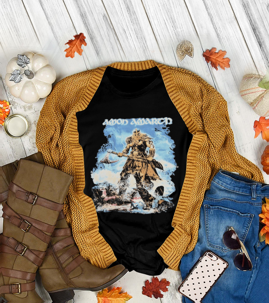 Amon Amarth Jomsviking Warrior with Axe T-Shirt