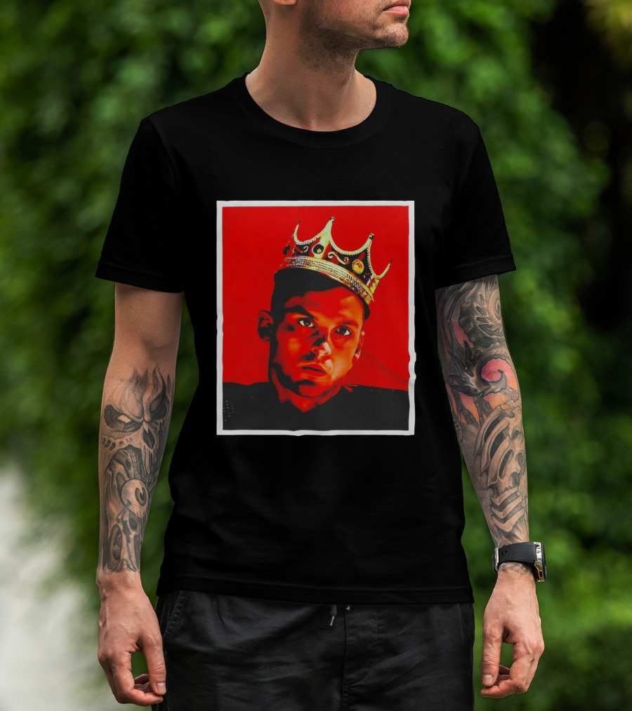 Anuel AA SoroKING Crown Portrait Red T-Shirt