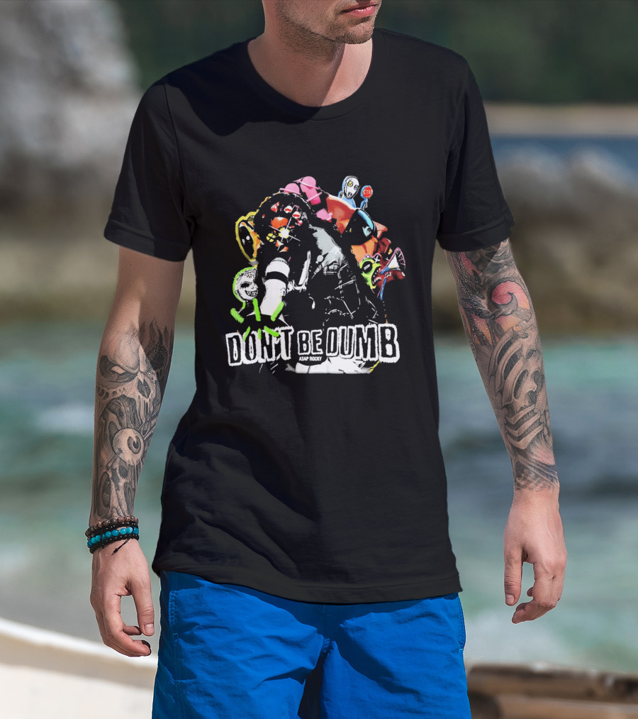 Asap Don't Be Dumb Colorful Robot 2026 T-Shirt