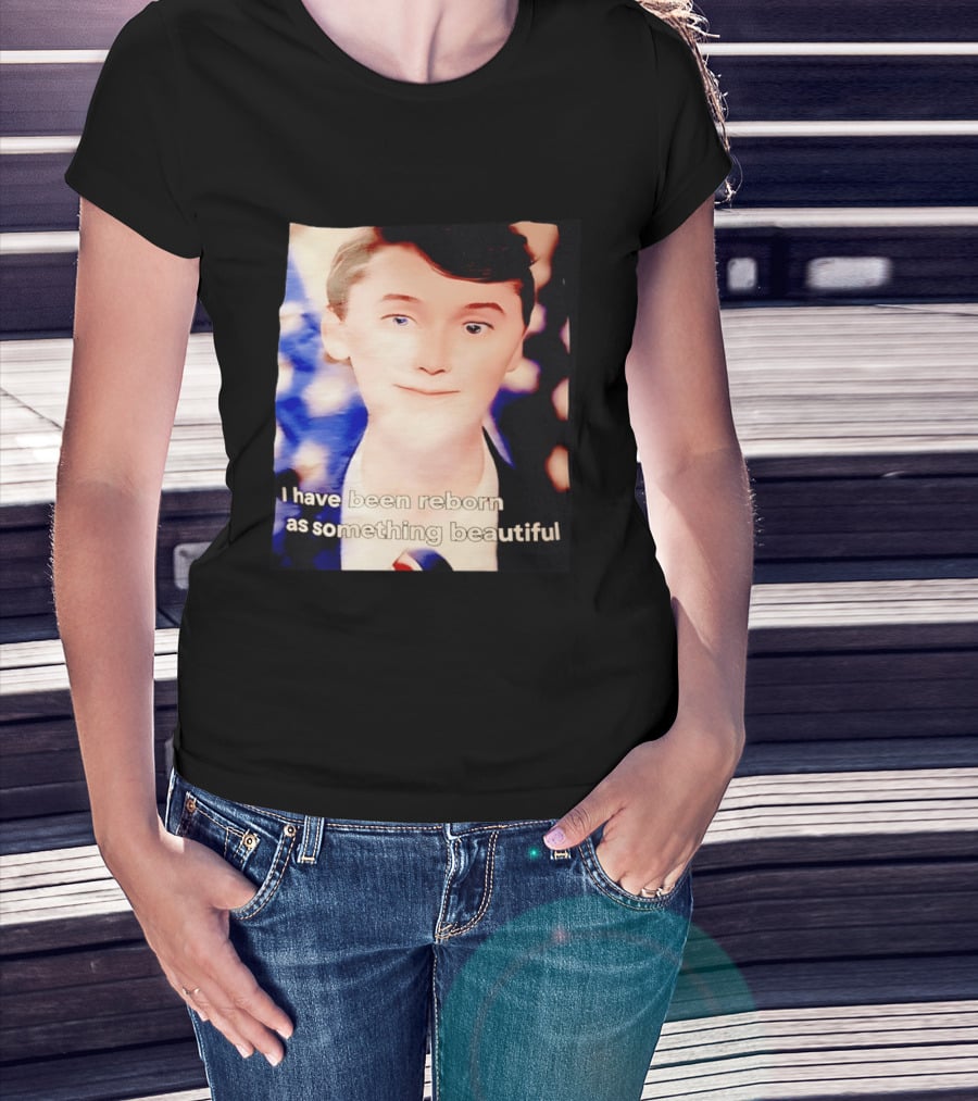 Charlie Kirk I Have Been Reborn As Something Beautiful T-Shirt