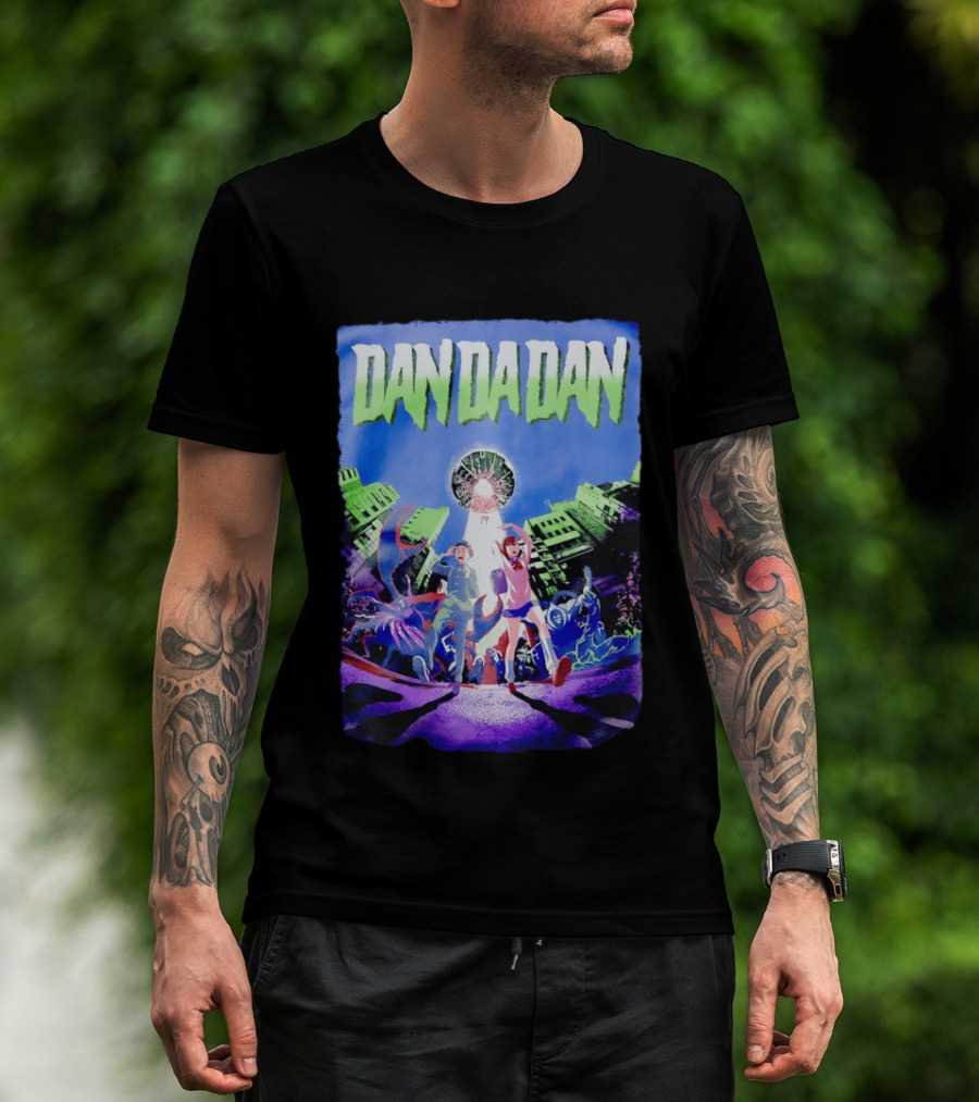 Dan Da Dan Momo Ayase Ken Takakura Manga Characters Urban Adventure T-Shirt