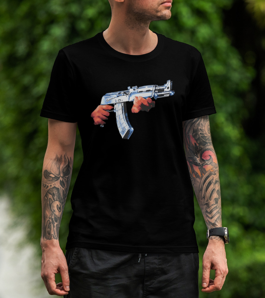 Gun Uncompromising AK 47 Illustration Ruger T-Shirt