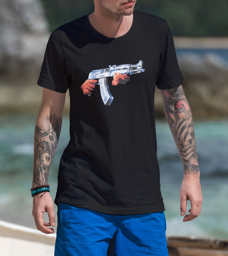 Gun Uncompromising AK 47 Illustration Ruger T-Shirt