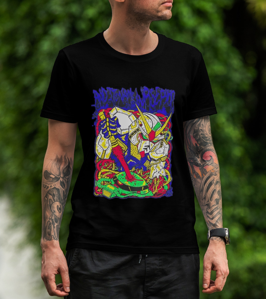 Gundam Mobile Suit Neon Graffiti T-Shirt