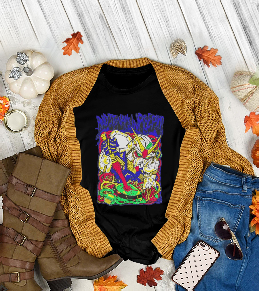 Gundam Mobile Suit Neon Graffiti T-Shirt