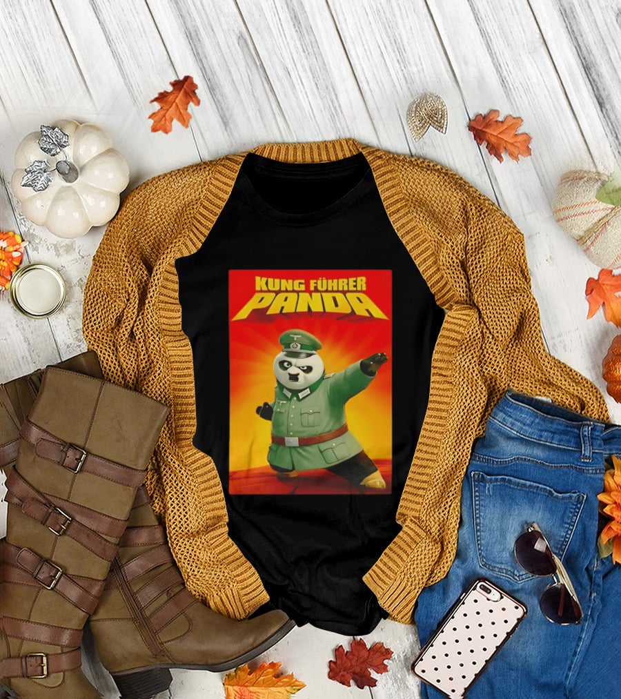 Kung Führer Panda Officer T-Shirt