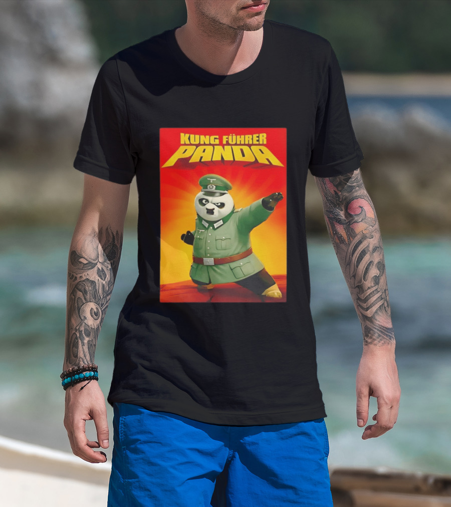 Kung Führer Panda Officer T-Shirt