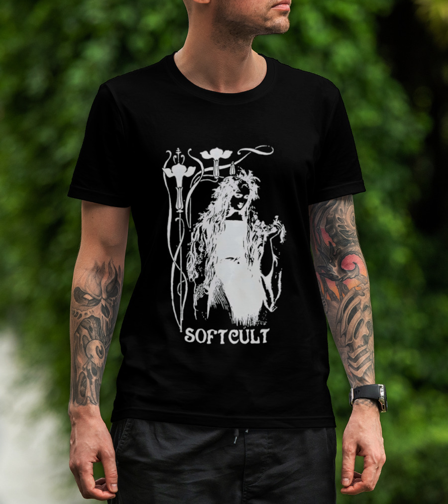 Softcult Floral Art Nouveau Aesthetic T-Shirt