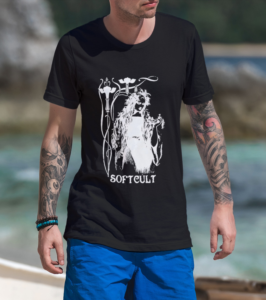 Softcult Floral Art Nouveau Aesthetic T-Shirt