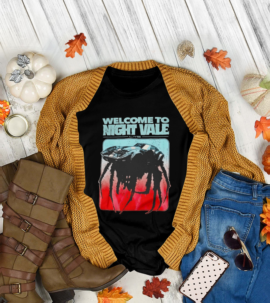 Welcome to Night Vale Live Giant Spider UFO T-Shirt