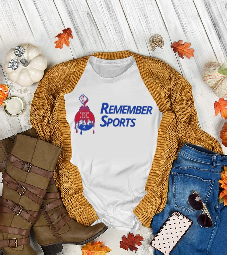 Remember Sports Cover The Earth Paint Bucket T-Shirt